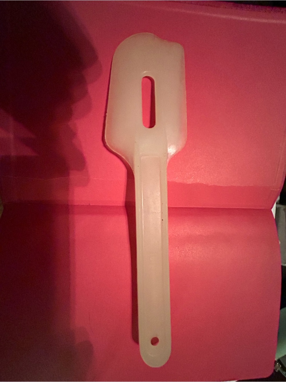 VintageTupperware Slotted Paddle Spatula Scraper. Model 13-3